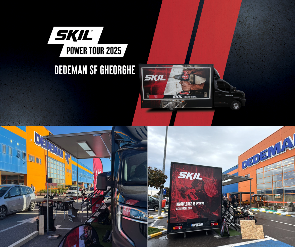 Caravana SKIL Power Tour, acum în plină desfășurare.