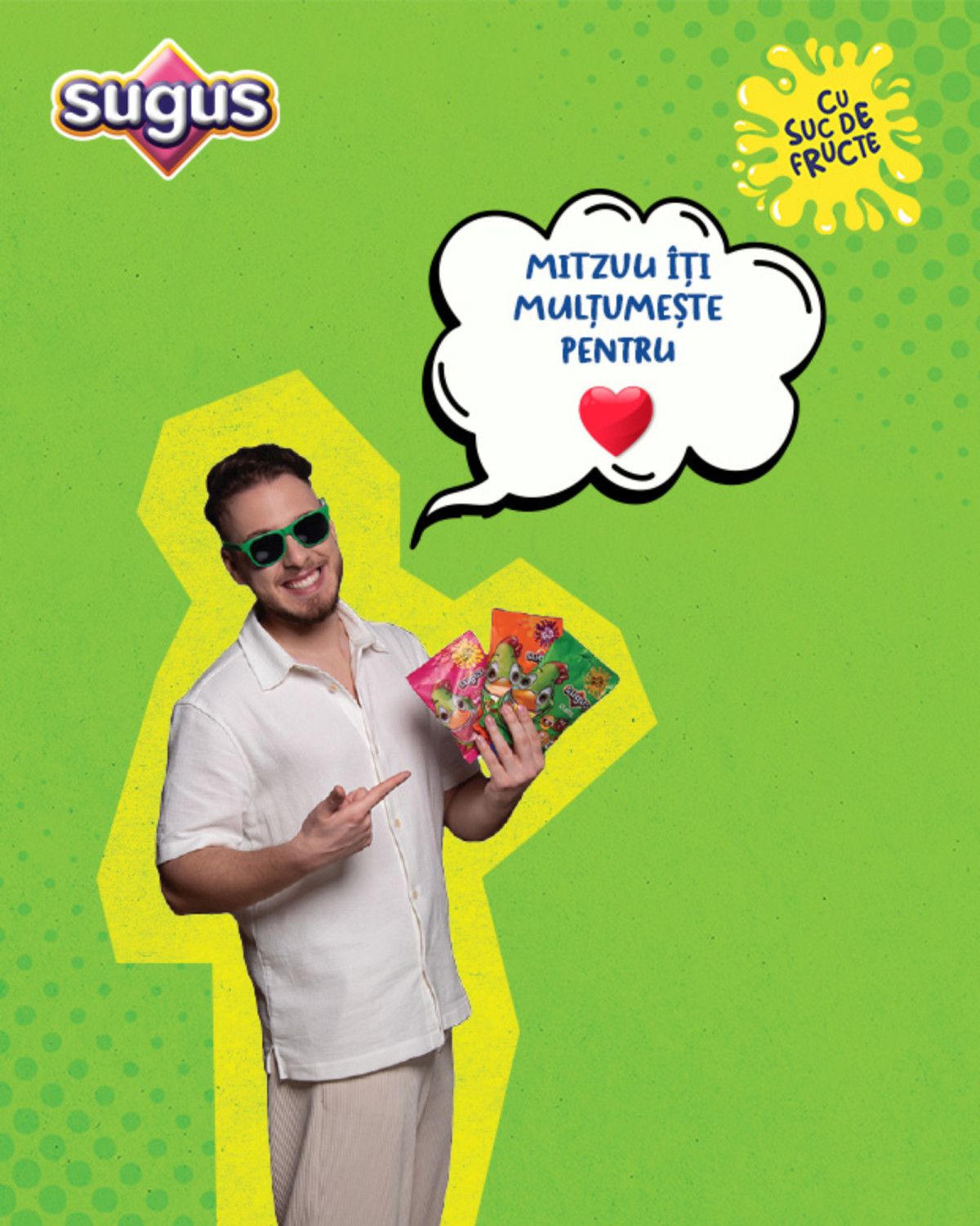 „Mesteci și faci față distracției cu GUS x Mitzuu”